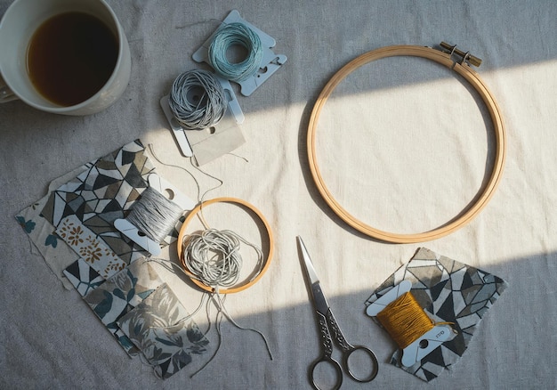 Studio haftu z narzędziami